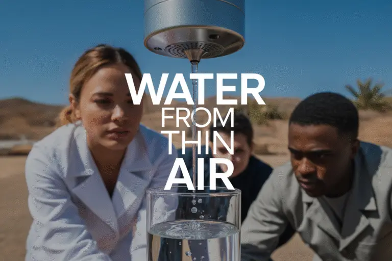 Imagine Being Able To Pull Clean, Drinkable Water Right Out Of Thin Air